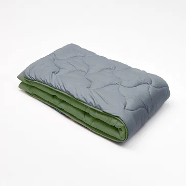 Одеяло микрофибра дуэт зеленый/графит<article>MALVA