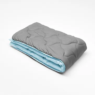 Ковдра мікрофібра дует сірий/бірюза<article>MALVA