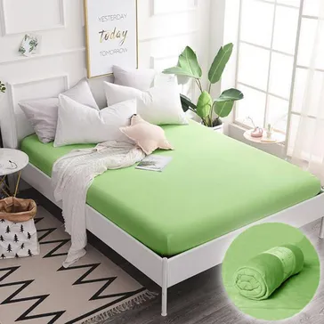 Простынь на резинке - салатовая<article>MALVA