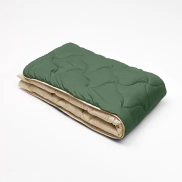 Одеяло микрофибра дуэт зеленый/бронза<article>MALVA