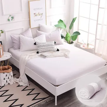 Простирадло на резинці - біле<article>MALVA