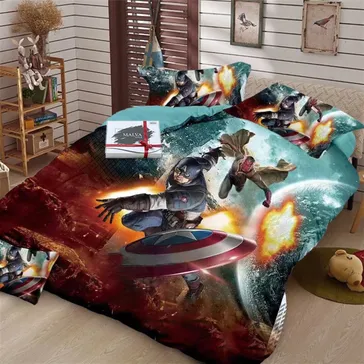 Комплект постельного белья детский Супергеройские приключения<article>MALVA