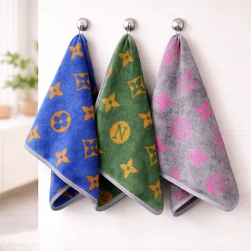 Набір кухонних рушників 'бренд' - синьо-зелені<article>MALVA