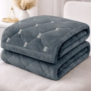 Велюрове покривало «луі» - графітовий<article>MALVA