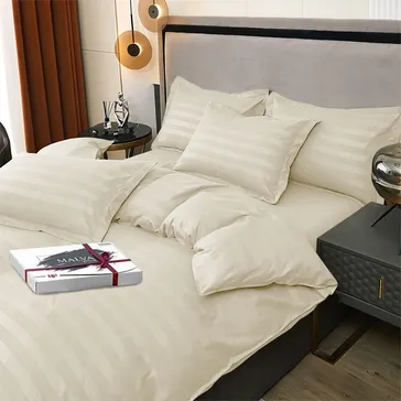 Комплект постельного белья итальянский-сатин Вершки<article>MALVA