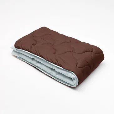 Одеяло микрофибра дуэт серебристый/шоколад<article>MALVA