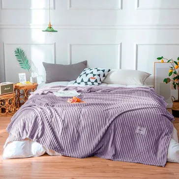 Плед бамбуковый - светло-фиолетовый<article>MALVA