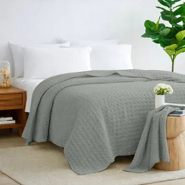Вафельне покривало «контемп» - серый<article>MALVA