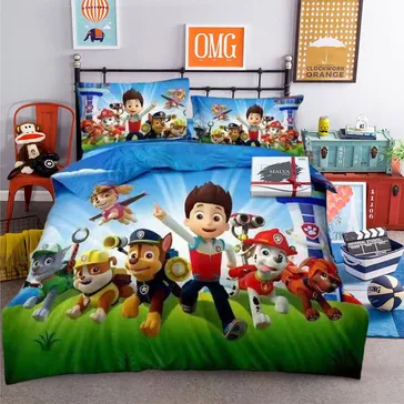 Комплект постельного белья детский Друзья-собаки<article>MALVA