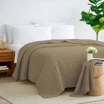 Вафельне покривало «контемп» - коричневий<article>MALVA