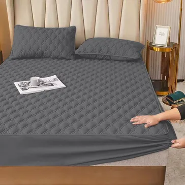 Прошитый наматрасник «стиль» - графитовый<article>MALVA