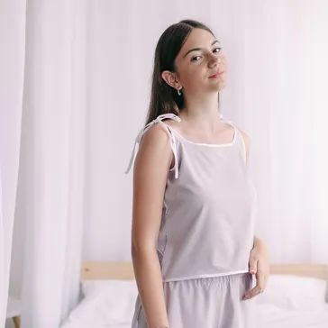 Супер-софт піжама - pale gray<article>MALVA